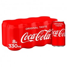 Coca Cola Regular 8X330ml Cans
