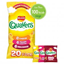 Walkers Quavers Variety Snacks 20 Pack