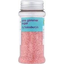Sainsburys Pink Glimmer Sugar 75g