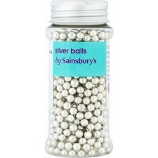 Sainsburys Silver Balls 55g