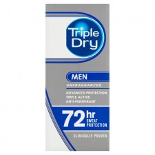 Triple Dry Roll On Men Original Unfragranced 50ml 
