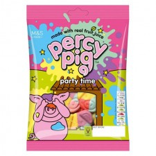 Marks and Spencer Percy Pig Party Time Fruit sweets 150g bag 