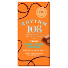 Rhythm 108 Dark Chocolate Orange Filled Tablet 100g