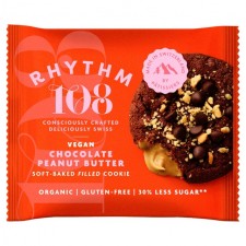 Rhythm 108 Chocolate Peanut Butter Soft-Baked Filled Cookie 50g