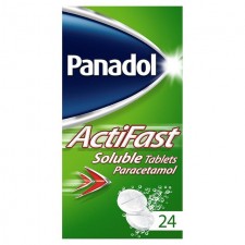 Panadol Actifast Soluble Paracetamol Tablets 24s