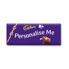 Cadbury Dairy Milk Chocolate with Personalised Message Medium Sleeve 110g