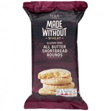 Marks and Spencer Made Without Wheat All Butter Shortbread Rounds 140g