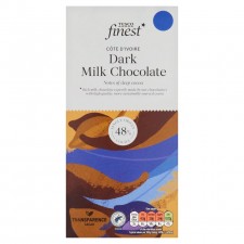 Tesco Finest 48% Dark Milk Chocolate 100g