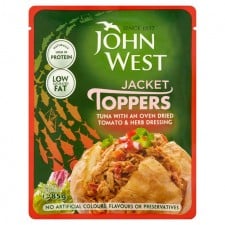 John West Jacket Toppers Tuna with a Tomato and Herb Dressing 85g