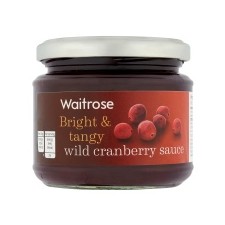 Waitrose Bright and Tangy Wild Cranberry Sauce 205g
