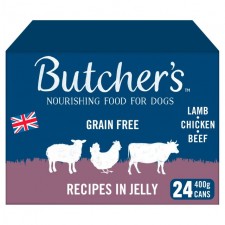 Butchers Grain Free Lamb Chicken and Beef 24 x 400g