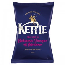 Retail Pack Kettle Chips Sea Salt and Balsamic Vinegar 12x150g