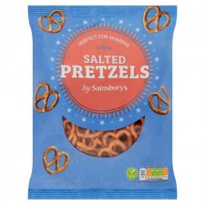 Sainsburys Pretzels Salted 150g