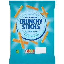 Sainsburys Salt and Vinegar Crunchy Sticks 140g