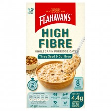 Flahavans High Fibre Porridge Oats 8 x 40g Sachets