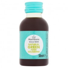 Morrisons Natural Green Food Colouring 38ml