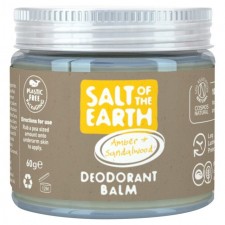 Salt of the Earth Amber and Sandalwood Natural Deodorant Balm 60g