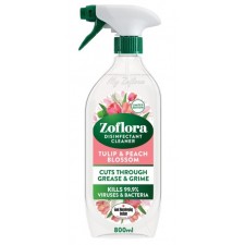 Zoflora Multi Purpose Disinfectant Spray Cleaner Tulip and Peach Blossom 800ml