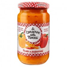 Le Conserve Della Nonna Red and Yellow Sweet Grilled Peppers Pesto 190g
