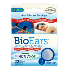 BioEars Soft Silicone Earplugs 3 Pairs