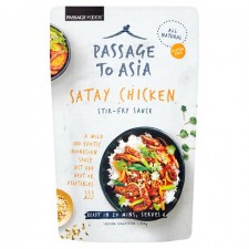 Passage to Asia Satay Chicken Stir Fry Sauce 200g