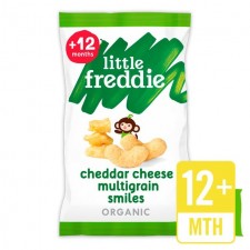 Little Freddie Cheddar Cheese Chickpea and Quinoa Smiles 4 x 11g