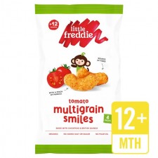Little Freddie Tomato Paprika Chickpea and Quinoa Smiles 4 x 11g