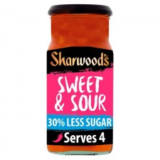 Sharwoods Sweet and Sour 30% Reduced Sugar Cooking Sauce 425g