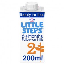 SMA Little Steps Stage 2 Follow on Milk From Ready to Use 200ml