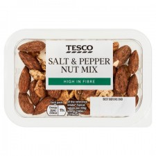 Tesco Salt And Pepper Nut Mix Snack Pack 55g