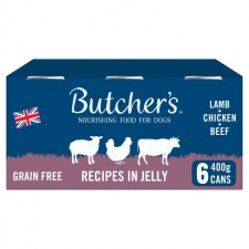 Butchers Grain Free Lamb Chicken and Beef 6 x 400g