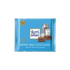 Ritter Sport Alpine Milk Chocolate 100g