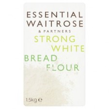 Waitrose Essential Flour Strong White Plain Bread 1.5kg