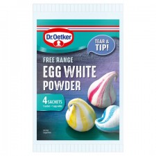 Dr Oetker Free Range Egg White Powder Sachets 4 x 5g