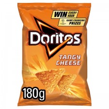 Retail Pack Walkers Doritos Tangy Cheese 12 x 180g pack box