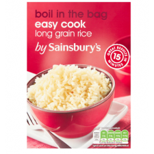 Sainsburys Boil In The Bag White Rice 4X125G