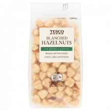 Tesco Whole Blanched Hazelnuts 100g