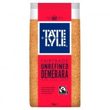 Tate and Lyle Fairtrade Unrefined Demerara Sugar 1kg
