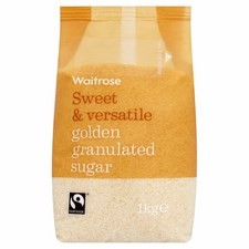 Waitrose Golden Granulated Sugar 1kg