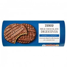 Tesco Milk Chocolate Digestives 300g