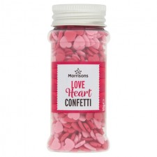 Morrisons Love Heart Confetti 55g