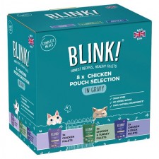 Blink Chicken Fillets Selection In Gravy Multipack 8 x 85g