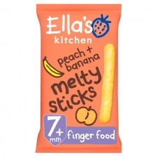 Ellas Kitchen Organic Peach and Banana Melty Sticks 16g