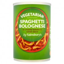 Sainsburys Vegetarian Spaghetti Bolognese 400g