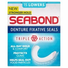 Seabond Denture Fixative Seals Original 15 Lowers