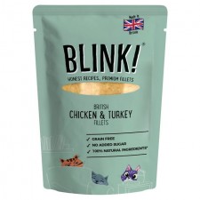 Blink Chicken and Turkey Fillets Wet Cat Food Pouch 85g