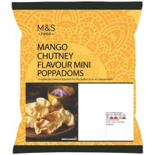 Marks and Spencer Mango Chutney Flavour Mini Poppadums 65g