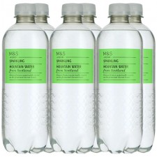 Marks and Spencer Sparkling Scottish Mountain Water 6 x 500ml