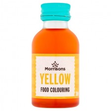 Morrisons Natural Yellow Food Colouring 38ml