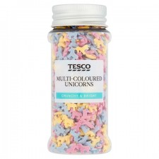 Tesco Sprinkles Multi Coloured Unicorns 45G